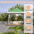 thumbnail image 2 of 13x13 FT Pop-Up Gazebo with Mosquito Netting and UV-Resistant Outdoor,Canopy Tent with Mosquito Netting,Outdoor Patio,Olive Green + Gray, 2 of 6