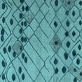 thumbnail image 1 of Ahgly Company Indoor Square Abstract Light Blue Modern Area Rugs, 8' Square, 1 of 4