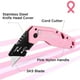 thumbnail image 4 of Navaja multiusos plegable WORKPRO rosa con 10 cuchillas y cinta rosa, 4 of 8