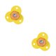 thumbnail image 4 of Yuarrent 4 piezas de ruedas giratorias de acero inoxidable gabinetes estantería pequeñas ruedas universales piezas de repuesto hogar Oficina amarillo 2Conjunto, 4 of 6