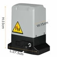 Explosion Proof Operators YILIKISS 750W Automatic Sliding Gate Opener, 4400lbs, with 2 Remotes ...