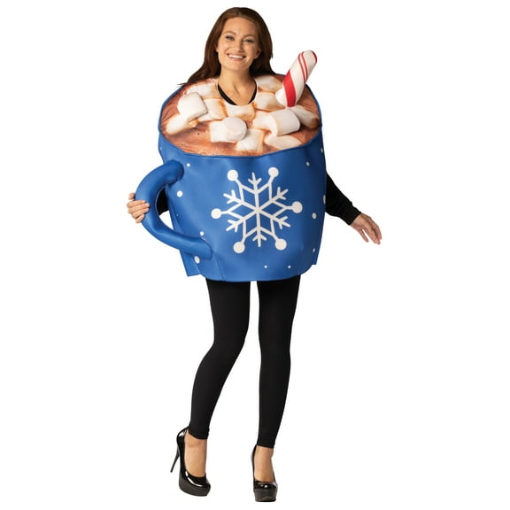 Rasta Imposta Cup of Hot Chocolate Halloween Costume, Men and Women's, Blue, Adult One Size, R1107-OS