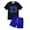 Blue, variant on Men's underwear Prom Suit for Men Mens Suits Suit for Men Tux Rental Mans Suite Mens Coat Suits 6 Piece Prom And Slim Fit Big And Tall Letter & Number Print Round Neck Blue M