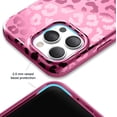 thumbnail image 3 of Velvet Caviar Compatible MagSafe Leopard Cheetah Print Case iPhone 15 Pro Max Metallic Pink Ruby, 3 of 6