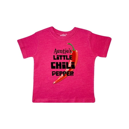

Inktastic Auntie s Little Chili Pepper Gift Toddler Boy or Toddler Girl T-Shirt