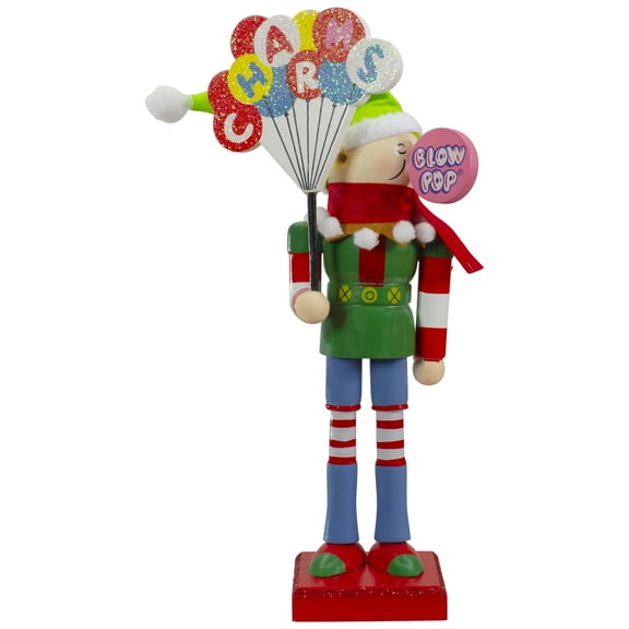 Northlight Tootsie Roll Charms Blow Pop Wooden Christmas Elf Figure - 11"