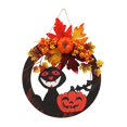 thumbnail image 1 of Letrero de bienvenida BLESIY para puerta de Halloween decoración interior Estilo E, 1 of 8