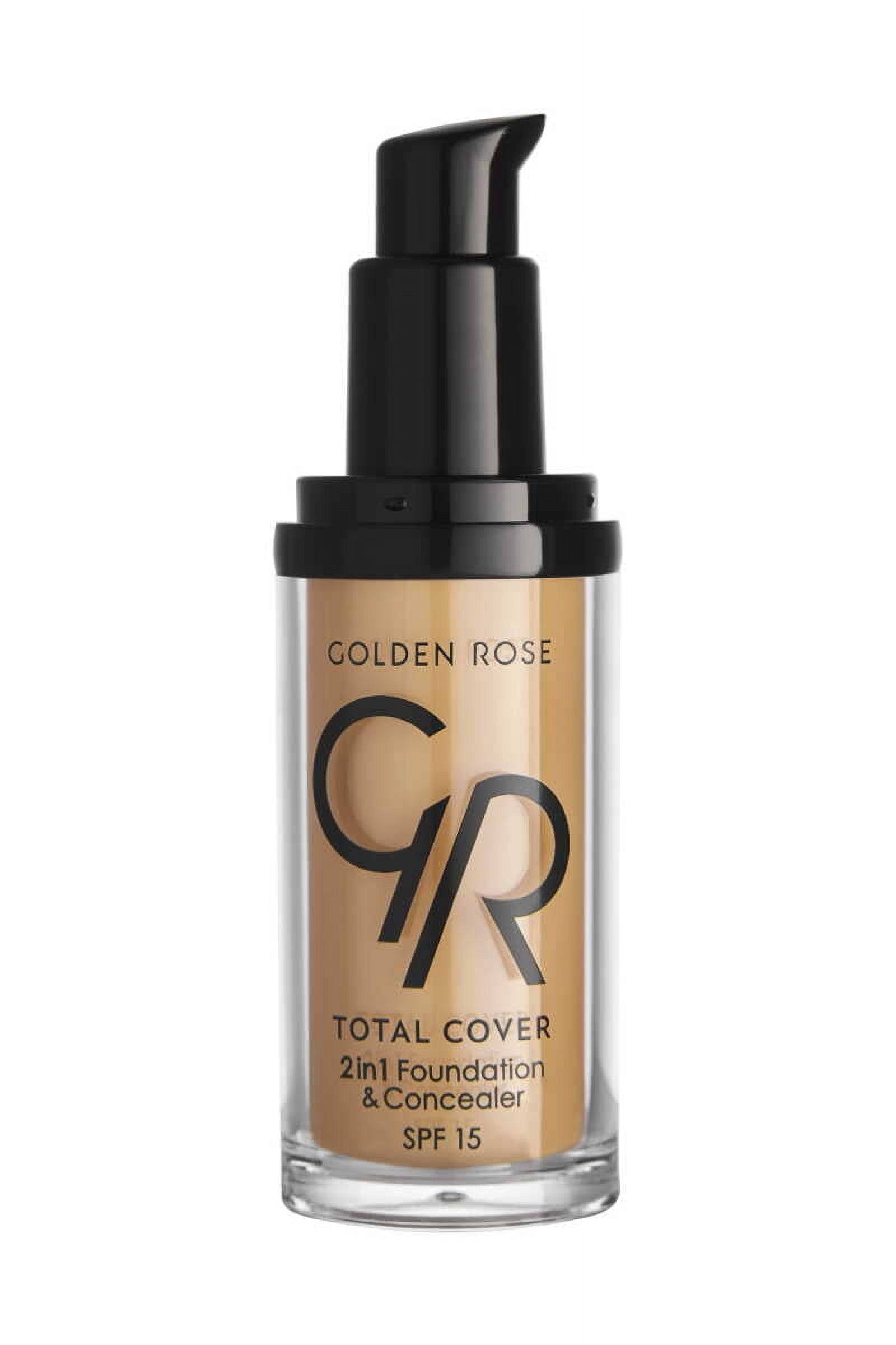 Golden Rose Total Cover 2 in 1 Foundation & Concealer - 18 Cappuccino