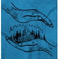 thumbnail image 2 of Mountain Hands Symbolic Spiritual Men's Graphic T Shirt Tees Brisco Brands M, 2 of 6