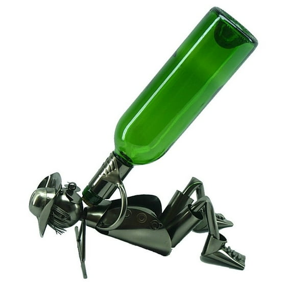 Three Star Im Ex Inc Laying Down Drunk Man 1 Bottle Tabletop Wine Rack