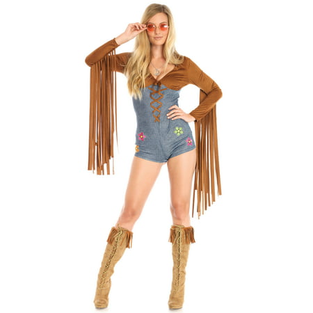 Leg Avenue Women's Boho Babe Groovy Hippie 60s Costume