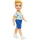 thumbnail image 5 of Barbie Chelsea Doll, Small Boy Doll Wearing Removable One-Piece with Dinosaur Print & White Shoes, Blond Hair & Blue Eyes, 5 of 5