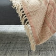 thumbnail image 4 of SAFAVIEH Becks Striped Throw with Fringe, 60" x 72", Beige/Copper, 4 of 5