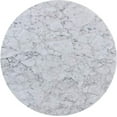 thumbnail image 4 of Meridian Furniture Omni Collection Modern Round Faux Marble Coffee Table, White, 4 of 5