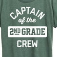 thumbnail image 3 of Instant Message - Captain Of The 2Nd Crew - Women's Short Sleeve Graphic T-Shirt, 3 of 6