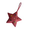 thumbnail image 2 of Decoración de árbol de Navidad Roja Soledad Colgante de dijes de Navidad 14x14cm, 2 of 6