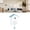 Blue Gray, variant on BOKYAN 11-inch / 28 cm Bird House Wall Clock Stylish Decorative Pendulum Blue Gray Roof for Office Bedroom Living Room