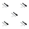 thumbnail image 1 of Soporte Lateral Ajustable Sidaley Universal Motocicleta Retráctil Antideslizante Negro, 1 of 6