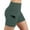 Green, variant on 2025 New Lady's High-Waist Hip Stretch Yoga Shorts - 2 Side Pockets for Running/Fitness, Quick-Dry Breathable Active Underpants