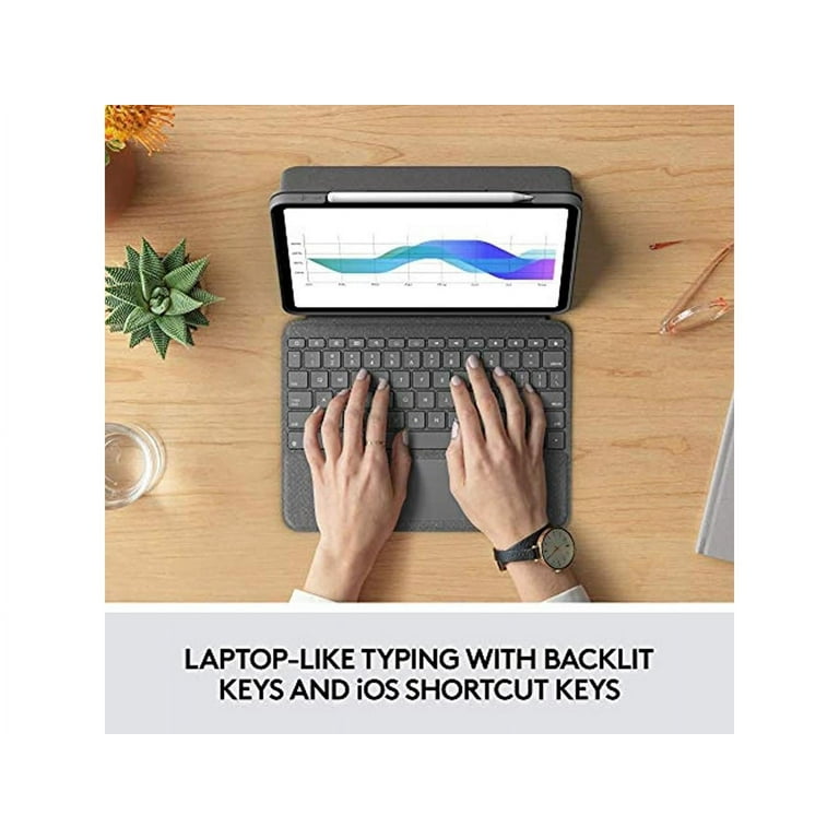 Logitech Combo Touch iPad Pro 11-inch (1st, 2nd, 3rd, 4th gen - 2018, 2020, 2021, 2022) Keyboard Case - Detachable Backlit Keyboard, Click-Anywhere Logitech Combo Touch iPad Pro 11-inch (1st, 2nd, 3rd, 4th gen - 2018, 2020, 2021, 2022) Keyboard Case - Detachable Backlit Keyboard, Click-Anywhere