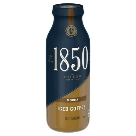 (12 Bottles) 1850 Mocha Iced Coffee, 13.7 Fluid (Best Bottled Iced Coffee)