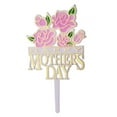 thumbnail image 4 of WHAMVOX Pink Plastic Cake Topper for Mother's Day Decoration Lightweight and Durable 10 Pieces, 4 of 8
