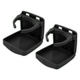 thumbnail image 5 of Portavasos plegable para coche, 2 uds., portavasos para puerta de vehículo con tornillos para SUV marino, furgoneta, barco, negro (HF-PA), 5 of 5
