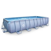 jLeisure Avenli 18 Foot x 39.5 Inch Rectangle Above Ground Swimming Pool