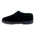 thumbnail image 4 of Clarks Suede Leather Knitted Collar Clog Plush Faux Fur Lining Slippers Black/Black Knit (11, Black/Black Knit), 4 of 4