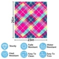 thumbnail image 2 of Colorful Plaid Pattern(1)-1 Dishwasher Magnet Cover Decorative Sticker for Home Cabinet Kitchen 23" x26", 2 of 5
