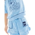 thumbnail image 6 of Bluey Toddler Girl Embroidered Graphic Top and Ruffle Shorts Set, 2-Piece, Sizes 12M-5T, 6 of 6