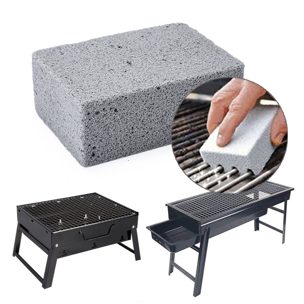 3 PCs Grilling Magic BBQ Stone Griddle Grill Barbecue Stove Cleaner Block Pumice 