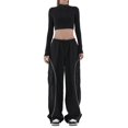 thumbnail image 1 of Gibobby Pantalones deportivos de mujer Pantalones cargo casuales sueltos de estilo funcional para mujer(Negro,M), 1 of 5