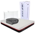 thumbnail image 1 of Colchón King Size + 2 Almohadas Osos + Edredón Restonic Lather, 1 of 8
