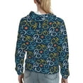 thumbnail image 7 of Kdxio Bicycle Colorful Print Womens Oversized Hoodies Sweatshirts Hooded Pullover Tops Sweaters Casual-Small, 7 of 7