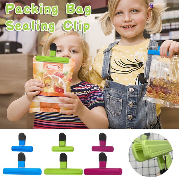 ¡Precios Locos!, Clip de sellado de plástico para el hogar Clip de sellado Clip de sellado para bocadillos Clip de sellado de bolsas de plástico Clip de sellado para alimentos Akmoler