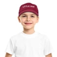 thumbnail image 6 of DALIX Big Man Little Man Hat Father Son Matching Cap Fun Gifts in Maroon, 6 of 7