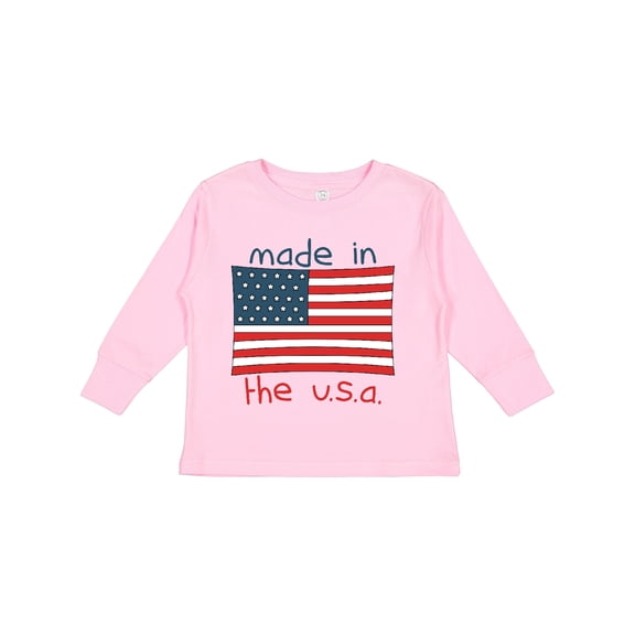 Inktastic Made in the U.S.A. Boys or Girls Long Sleeve Toddler T-Shirt