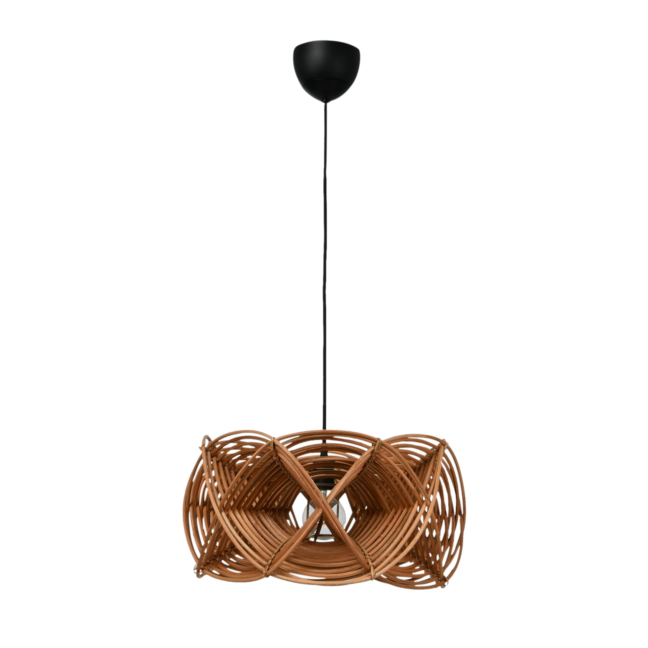 Bloomingville Bloomingville Modern Woven Rattan Ceiling Light, Natural