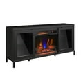 thumbnail image 2 of duraflame® Electric Fireplace TV Stand with Modern LED Lights and Storage, Black, 2 of 21