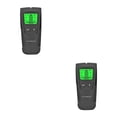 thumbnail image 2 of sweethay Detector de Metales, portátil, de mano, pantalla LCD profesional, perno de recordatorio de Audio, escáner de pared, herramienta de Sensor Negro 2piezas sweethay CBP254265, 2 of 6