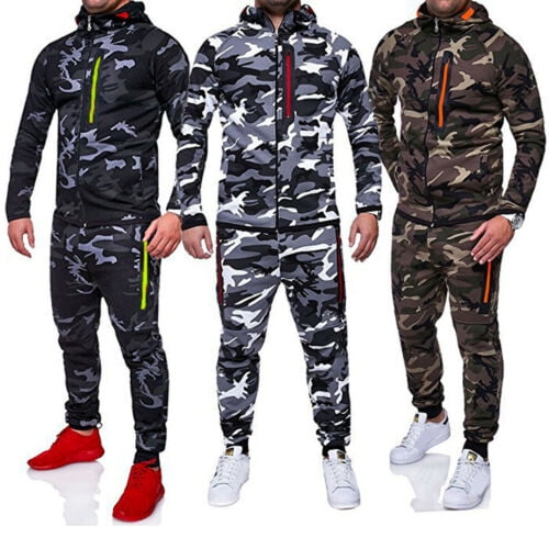 camouflage jacket and pants