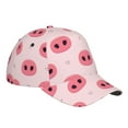 thumbnail image 3 of Naloa Original Classic Low Profile Hat Men Women Baseball Cap Dad Hat Adjustable Unconstructed Pig Noses Print Cap, 3 of 9
