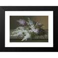 thumbnail image 2 of Raoul Marie Victor Maucherat de Longpre 18x13 Black Modern Framed Museum Art Print Titled - Branch of Lilacs, 2 of 5