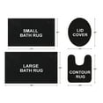 thumbnail image 6 of Mainstays Performance Recycled Polyester Bath Rug, Rich Black, 24" x 40", 6 of 11