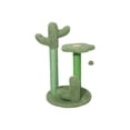 thumbnail image 2 of Cactus Cat Scratching Post Sisal Rope Cat Scratcher Durable Cat Scratch Furniture with Stable Base for Indoor Cats, 2 of 7