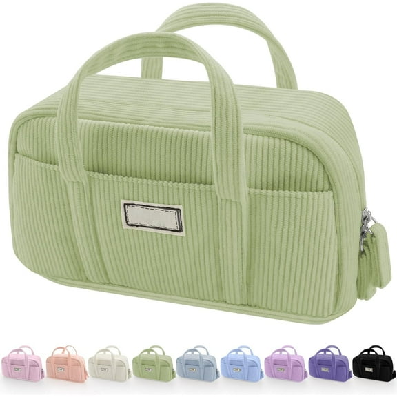 Large Pencil Case Pouch, Extra Big Pencil Bag with 5 Compartments