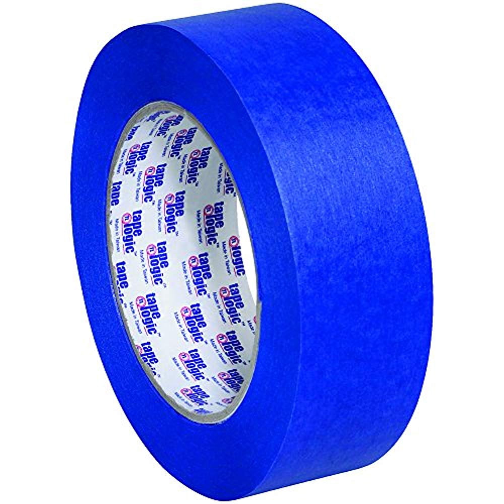 Tape Logic 3000 Blue Painter's Tape 1 1/2" x 60 Yard (12 Roll/Case)