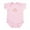 Petal Pink, variant on CafePress - Mini Mensch Infant Bodysuit - Baby Light Bodysuit, Size Newborn - 24 Months