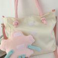 thumbnail image 4 of Bolsa cruzado japonés de nailon para mujer de gran capacidad Ehuebsd con asa superior reutilizable para viajes y trabajo, 4 of 9